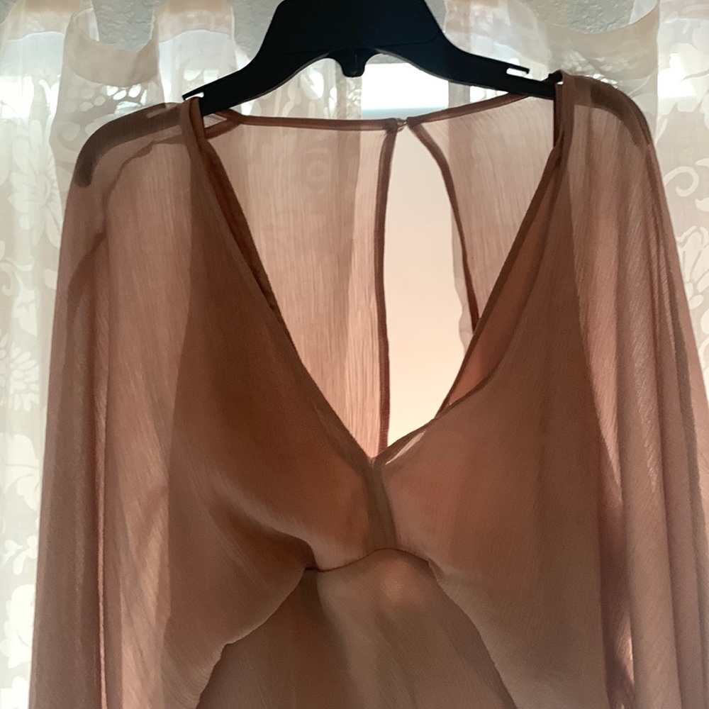Pink blush asos dress